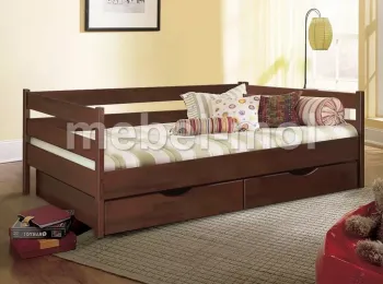 Кровать из сосны «Детская без ящиков 1»