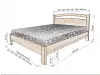 Кровать «Бэлли» из массива дерева от производителя маленькое фото 5