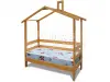 Детская кровать «Домик» из массива дерева от производителя маленькое фото 2