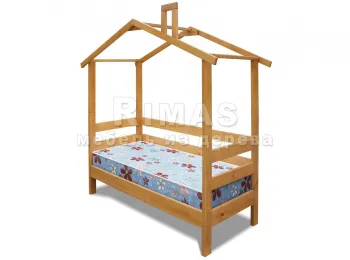 Кровать из дуба «Домик»