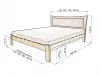 Кровать «Аврора (мягкая)» из массива дерева от производителя маленькое фото 2