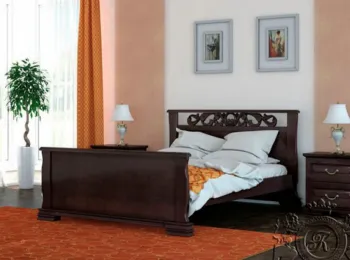 Кровать с подъёмным механизмом  «Версаль резная»