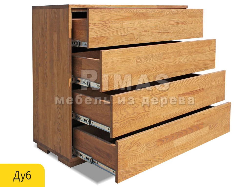 Комод «Данте» из массива дерева от производителя большое фото 12