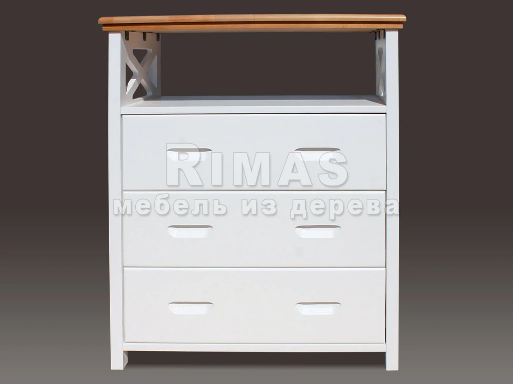 Комод «Леруа» из массива дерева от производителя большое фото 3