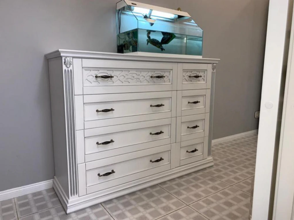 Комод «Верона 8 ящиков» из массива дерева от производителя большое фото 2