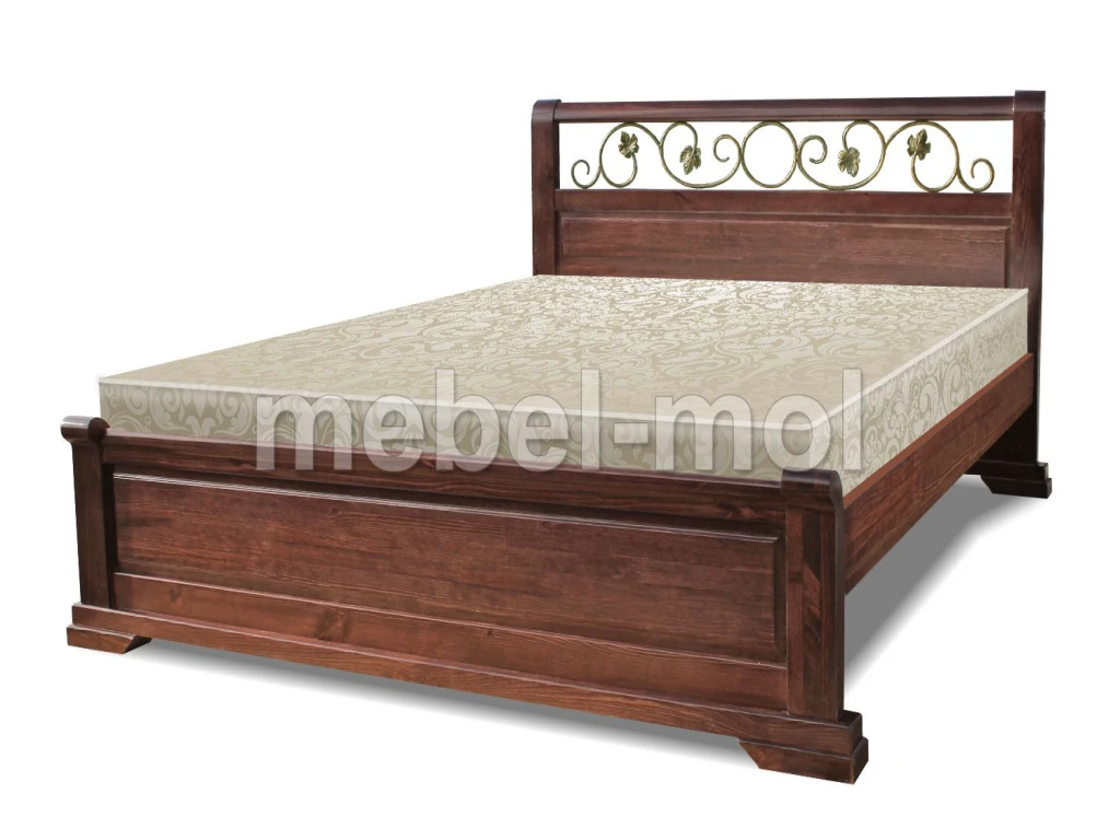 Кровать «Эстель» из массива дерева от производителя