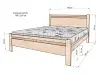 Кровать «Берн» из массива дерева от производителя маленькое фото 15