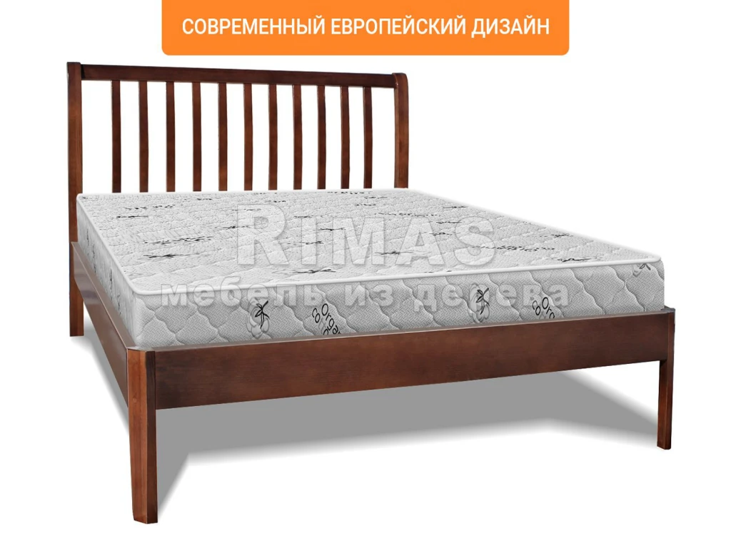 Кровать «Беатрис Люкс» из массива дерева от производителя большое фото 3