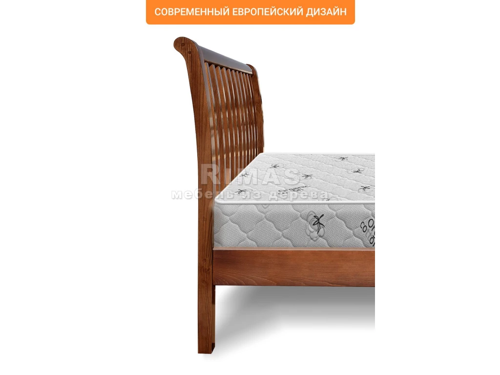 Кровать «Беатрис Люкс» из массива дерева от производителя большое фото 5