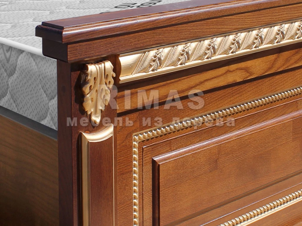 Кровать «Милано» из массива дерева от производителя большое фото 5