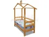 Детская кровать «Домик» из массива дерева от производителя маленькое фото 6