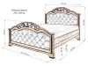 Кровать «Амелия Люкс (мягкая)» из массива дерева от производителя маленькое фото 3