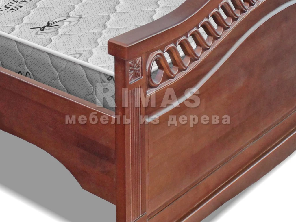 Кровать «Милена (мягкая)» из массива дерева от производителя большое фото 6