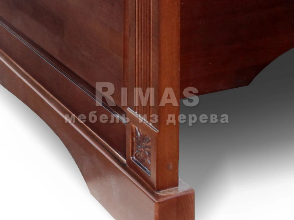 Кровать «Милена (мягкая)» из массива дерева от производителя большое фото 8