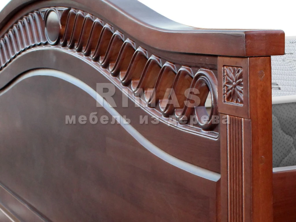 Кровать «Милена (мягкая)» из массива дерева от производителя большое фото 9