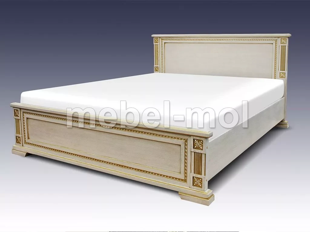 Кровать «Грета» из массива дерева от производителя большое фото 3