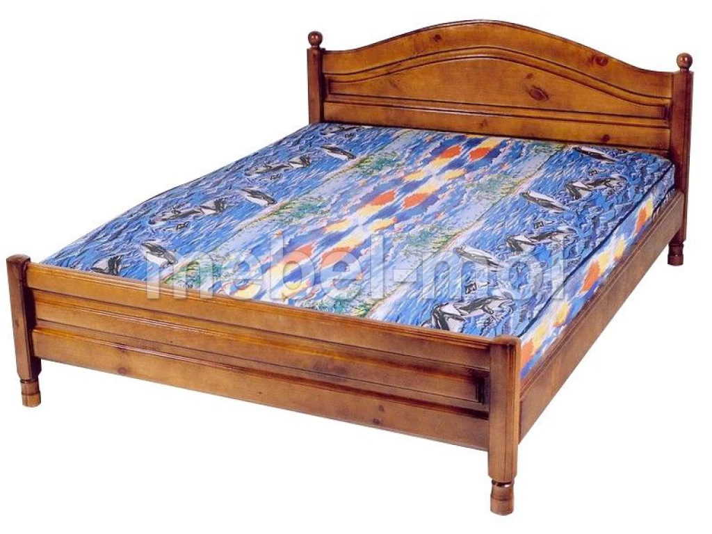 Кровать «Горка филенчатая» из массива дерева от производителя