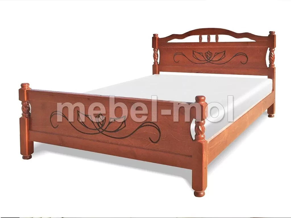 Кровать «Крокус 1» из массива дерева от производителя