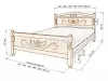 Кровать «Крокус 1» из массива дерева от производителя маленькое фото 4