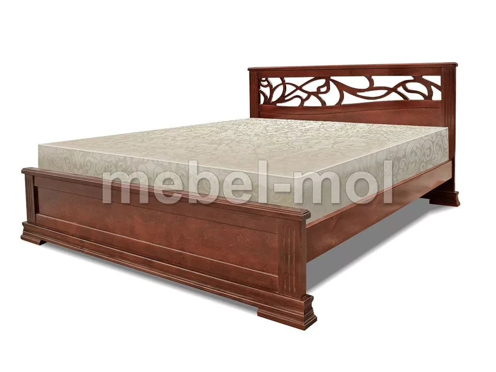 Кровать «Лирос» из массива дерева от производителя