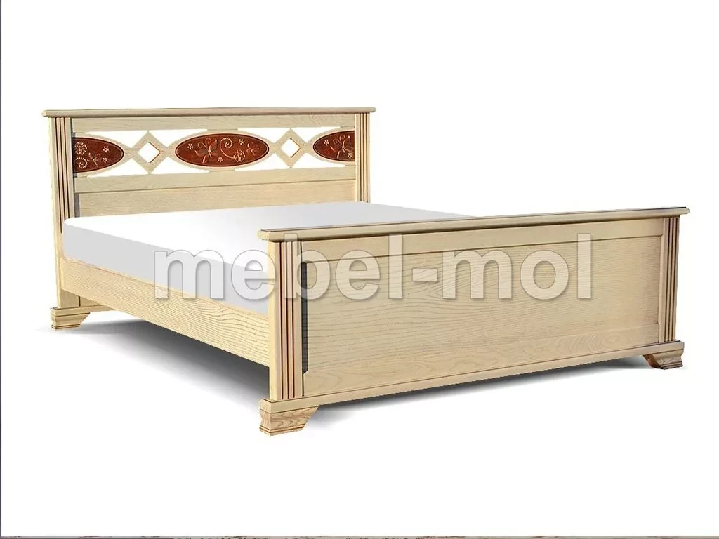 Кровать «Лирона» из массива дерева от производителя