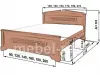 Кровать «Афина» из массива дерева от производителя маленькое фото 4