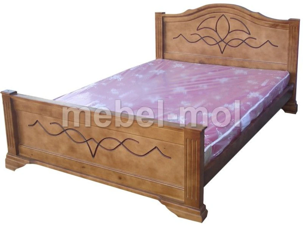 Кровать «Лилия» из массива дерева от производителя