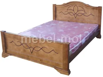 Кровать из дуба «Лилия»