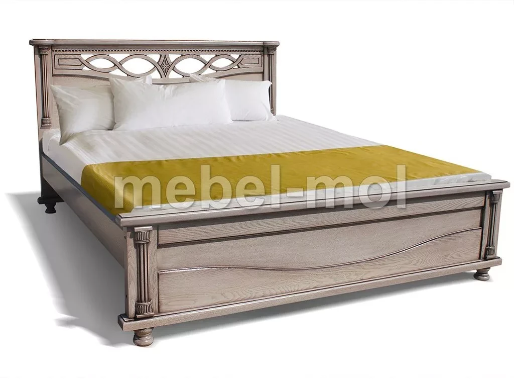 Кровать «Мелиса» из массива дерева от производителя большое фото 2
