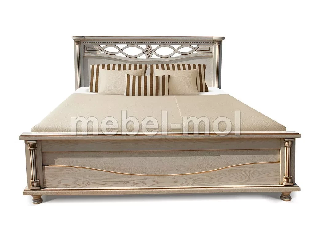 Кровать «Мелиса» из массива дерева от производителя большое фото 3