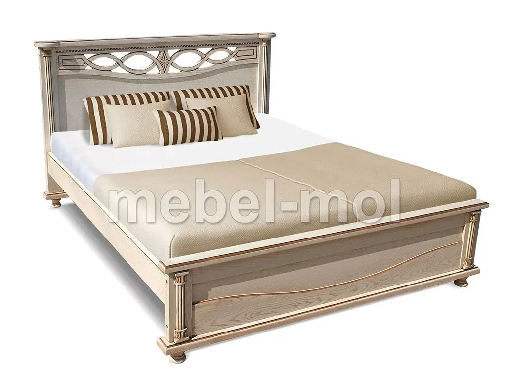 Кровать «Мелиса» из массива дерева от производителя большое фото 9