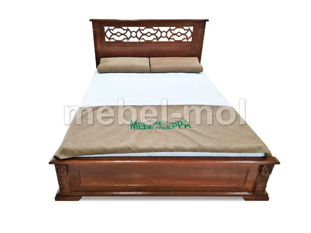 Кровать «Пальмира» из массива дерева от производителя большое фото 2