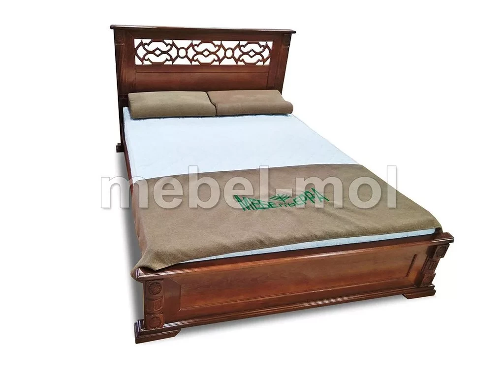 Кровать «Пальмира» из массива дерева от производителя большое фото 3