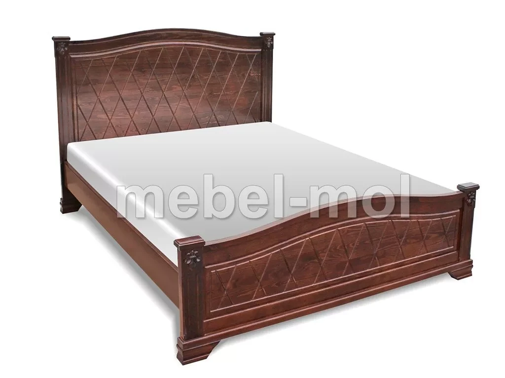 Кровать «Стефани» из массива дерева от производителя большое фото 3