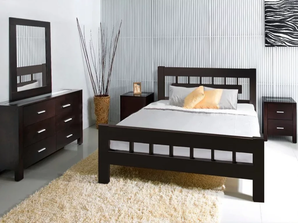 Кровать «Сакура» из массива дерева от производителя большое фото 4