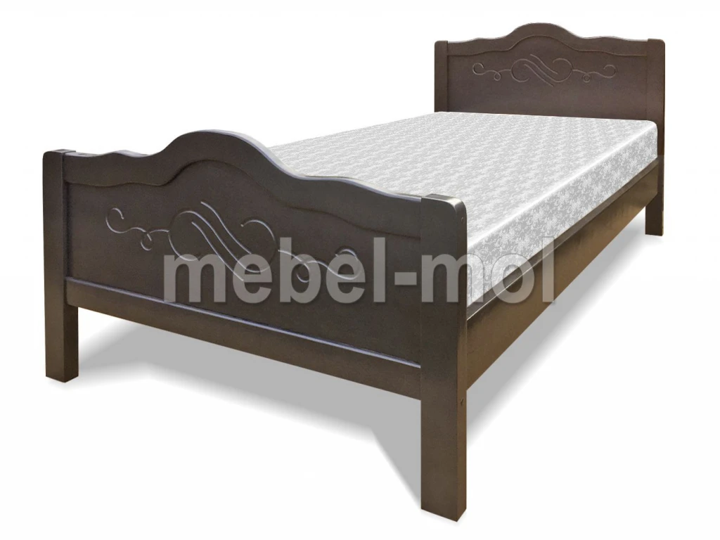 Кровать «Сонька» из массива дерева от производителя большое фото 2