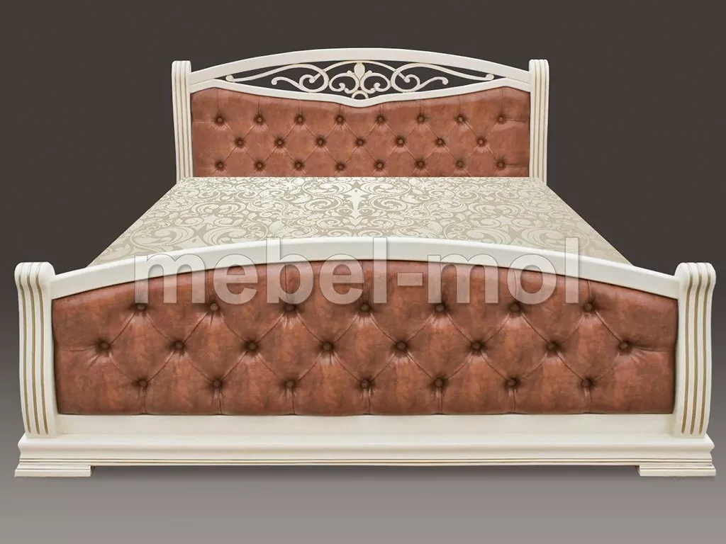 Кровать «Сицилия» из массива дерева от производителя большое фото 2