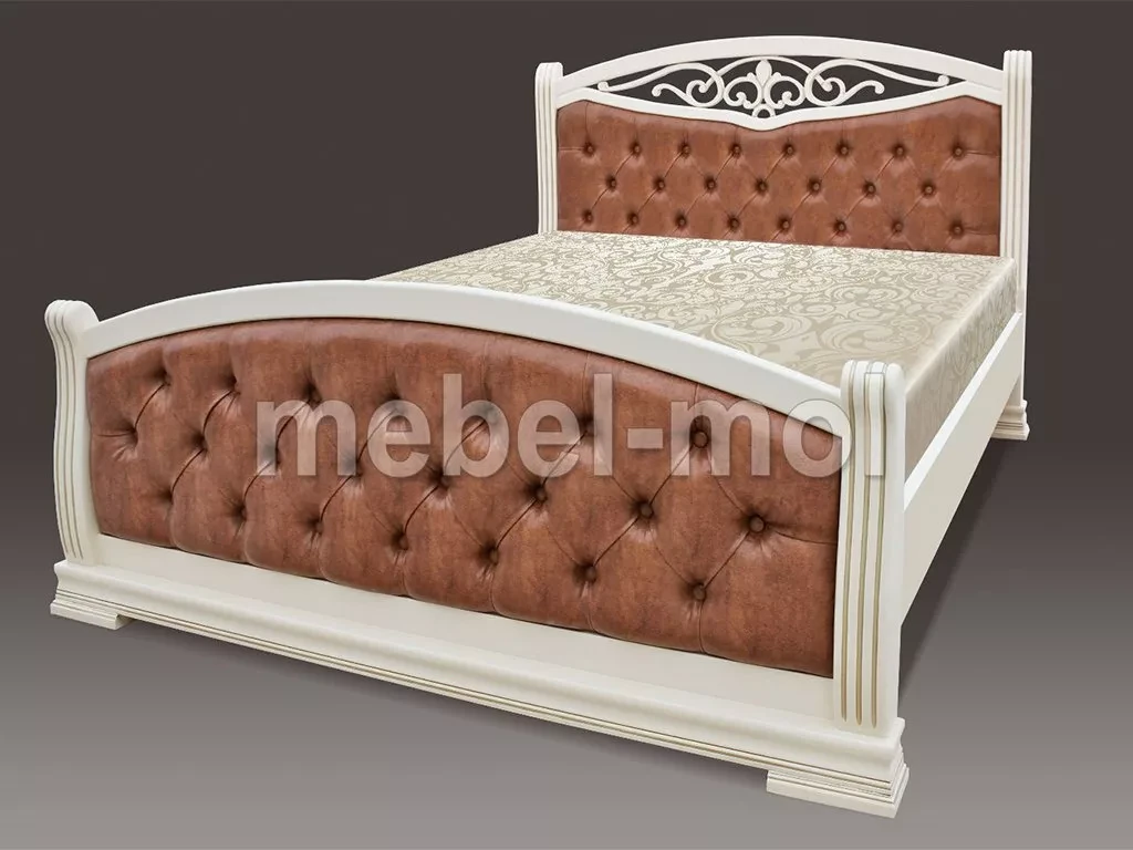 Кровать «Сицилия» из массива дерева от производителя большое фото 3