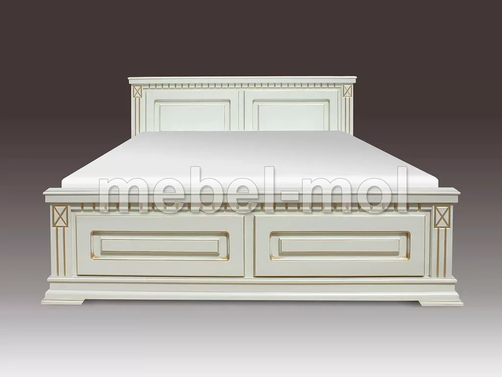 Кровать «Флоренция» из массива дерева от производителя большое фото 2