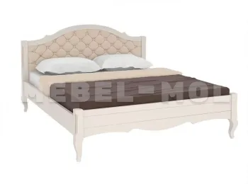 Кровать с мягким изголовьем  «Авиньон с каретной стяжкой»