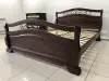Кровать «Каприз ковка» из массива дерева от производителя маленькое фото 2