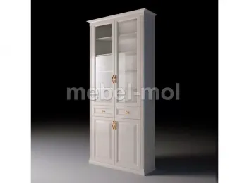 Белый шкаф  «2-х ств с ящиками Валенсия»