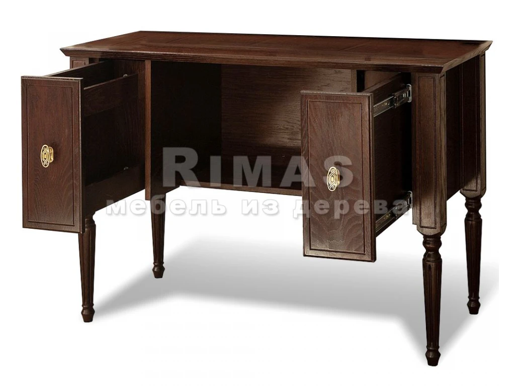 Стол «Валео с надстройкой» из массива дерева от производителя большое фото 3