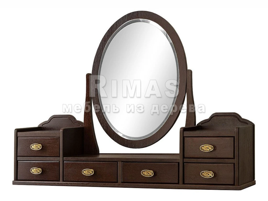 Стол «Валео с надстройкой» из массива дерева от производителя большое фото 5