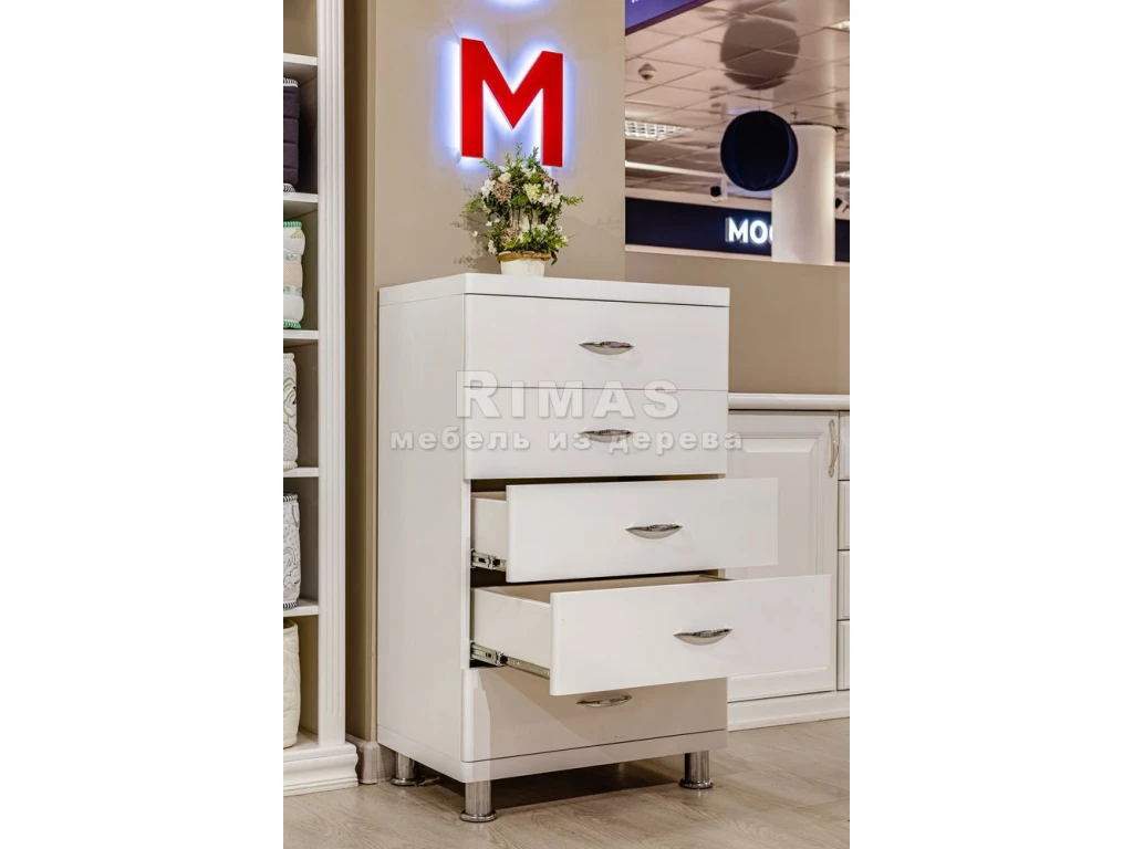 Тумба «Бали 5 ящ» из массива дерева от производителя большое фото 2