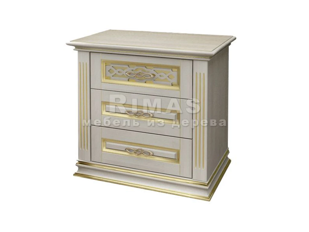 Тумба «Пальмира 3 ящ» из массива дерева от производителя большое фото 3