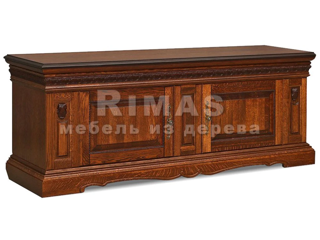 Тумба «Милано тв 3» из массива дерева от производителя большое фото 3
