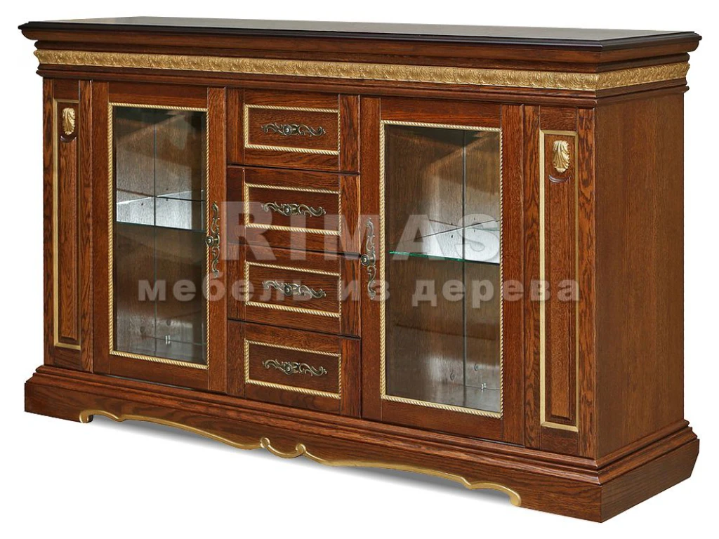 Тумба «Милано тв 5» из массива дерева от производителя большое фото 2