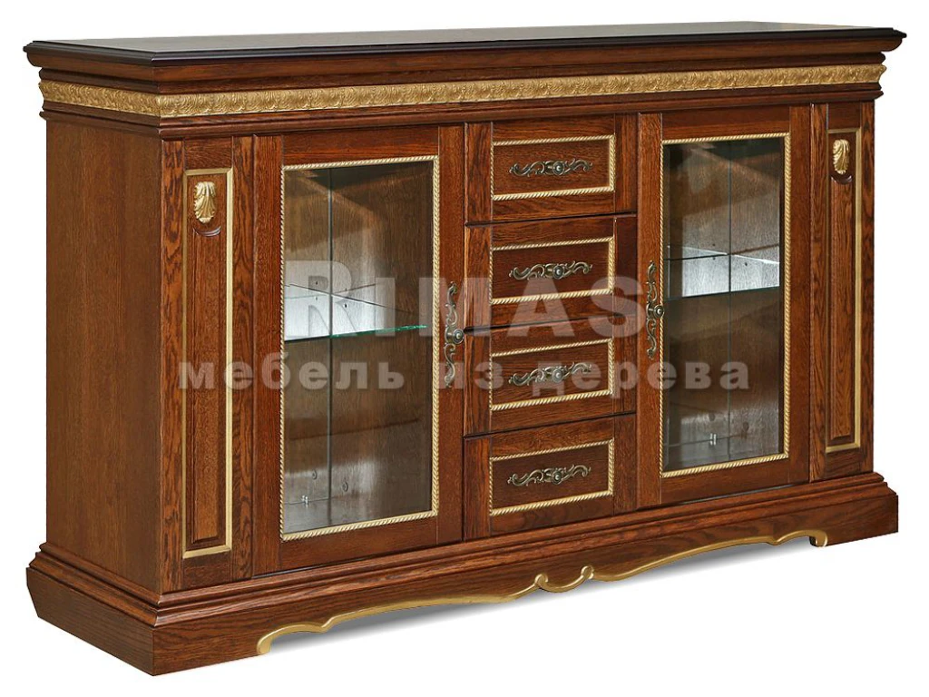 Тумба «Милано тв 5» из массива дерева от производителя большое фото 4