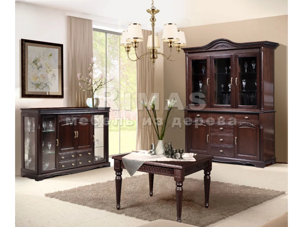 Тумба «Валео 2» из массива дерева от производителя большое фото 3